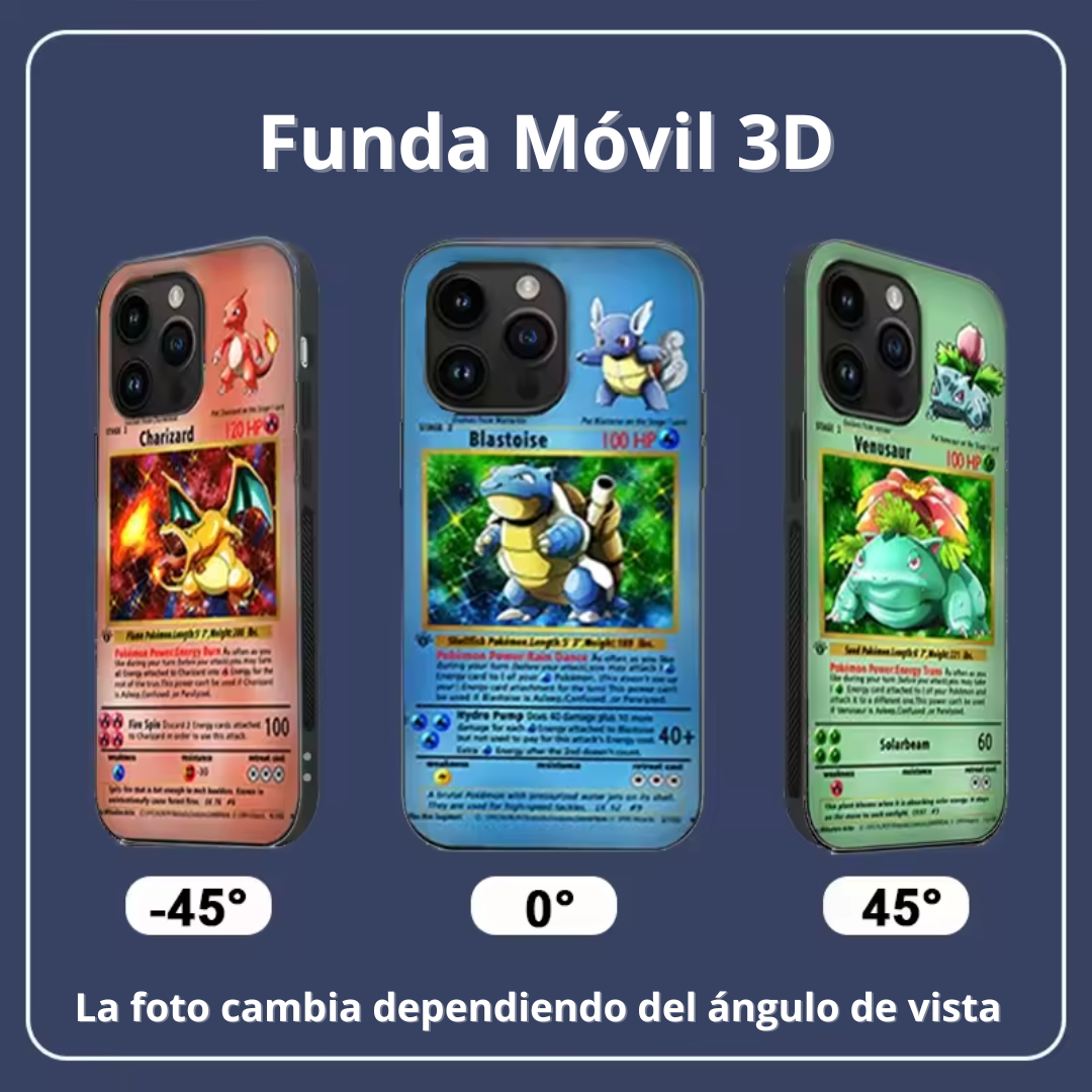 Funda Móvil 3D Pokémon